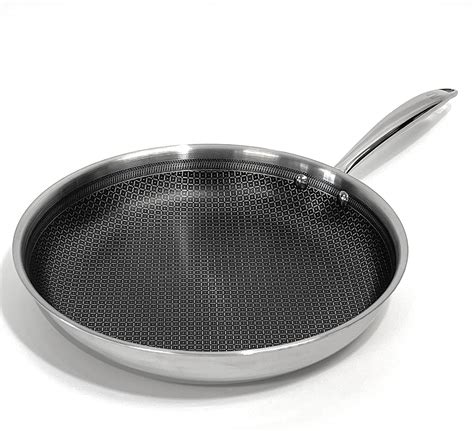 Tri-Ply Clad 12 in Stainless Steel Fry Pan - Walmart.com