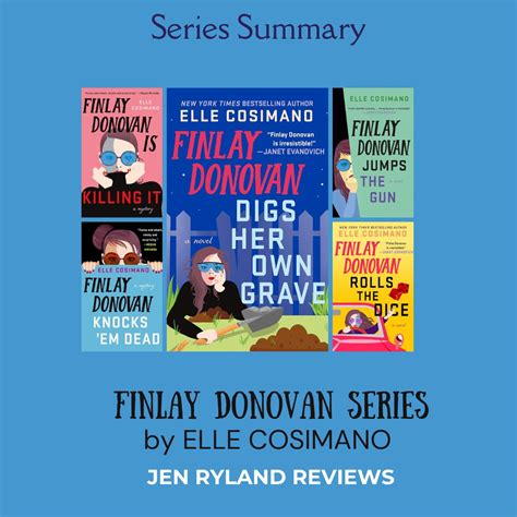 Full Series Summary of the Finlay Donovan books - Jen Ryland Reviews