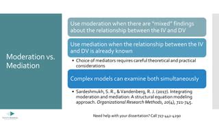 Image result for Moderation vs Mediation