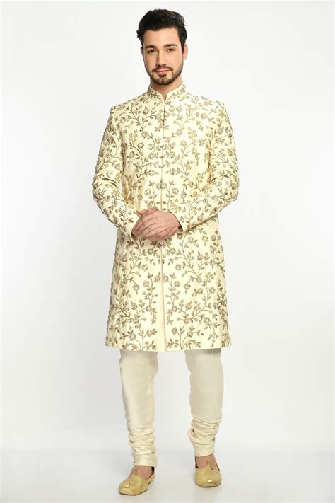 Ivory Sherwani | Elegant and Understated Groom’s Wear