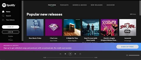 How to use Spotify web player