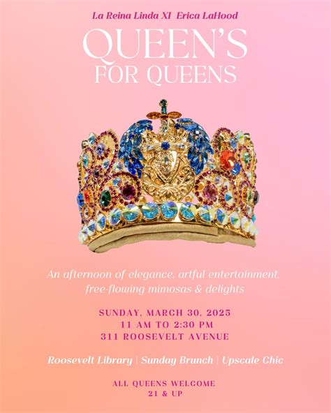 Queens for Queens, Roosevelt Library, San Antonio, 30 March 2025 ...