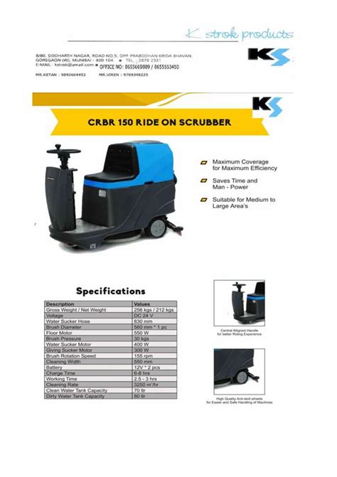 Scrubber Drier - Scrubber Drier Machine Wholesale Trader from Mumbai