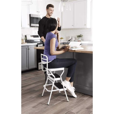 Image result for Counter Chair Step Stool