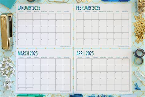 15+ Free Printable Calendars to Help Maximize Your Time