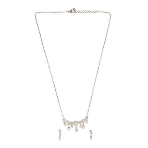 Pearly Whites Statement Pendant Set – VOYLLA