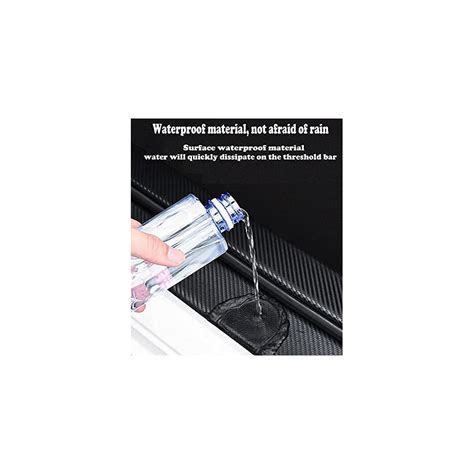 Buy 4pcs Tri-Color 3 Color Sport Car Door Edge Guards Carbon Fiber ...