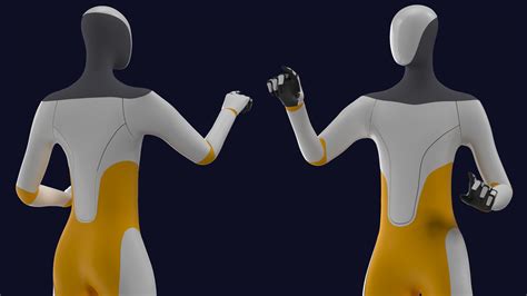 3D model Robotic Humanoid Pointing Pose | 3D Molier International