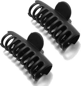 SHREYA-FASHION Plastic Hair Clutch/Claws/Clips Black - Big Size Hair ...