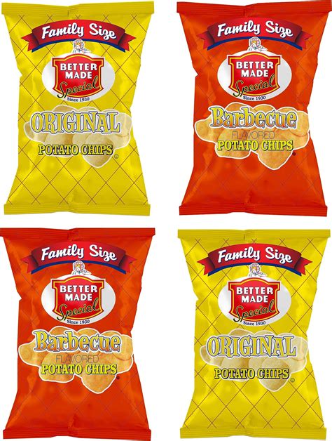 Amazon.com: Better Made Special Potato Chips (Original) - 50 Pack - 50 ...