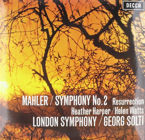 Mahler: Resurrection Symphony No. 2 - Vinyl - Heather Harper, Helen ...