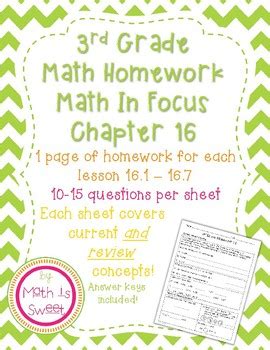 Image result for Lesson 16 Homework 3.5 3rd Grade Answers