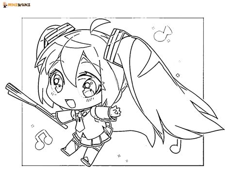 Hatsune Miku Coloring Pages - Printable Coloring Pages