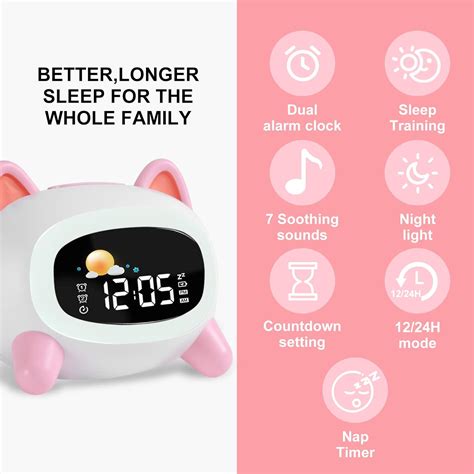 Buy JokiRydo Kids Alarm Clock for Girls Toddler OK to Wake Clocks for ...