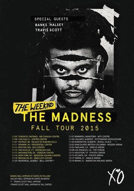 Photo print poster, The weeknd, Tour posters