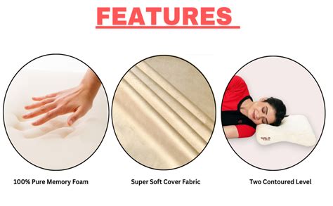 SALO Orthotics Cervical Pillow for Neck Pain Relief – Ergonomic Memory ...