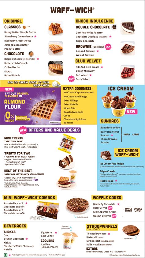 Waffles And Company Menu at Bonnie Hinson blog