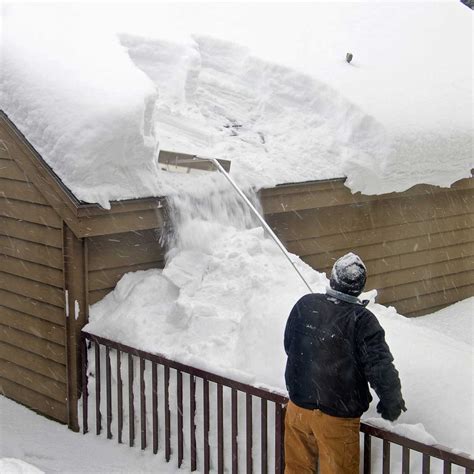 Raking Snow From Roof