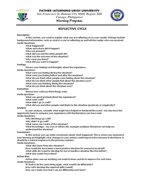 Reflective Cycle | PDF | Experience | Feeling