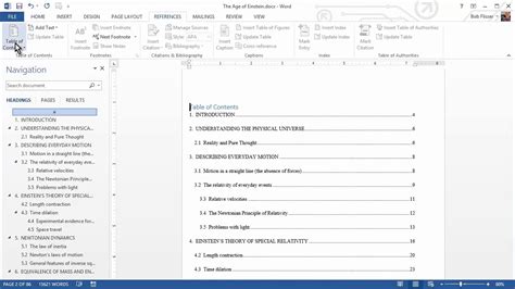 How to Make Clickable Table of Contents Word 的图像结果