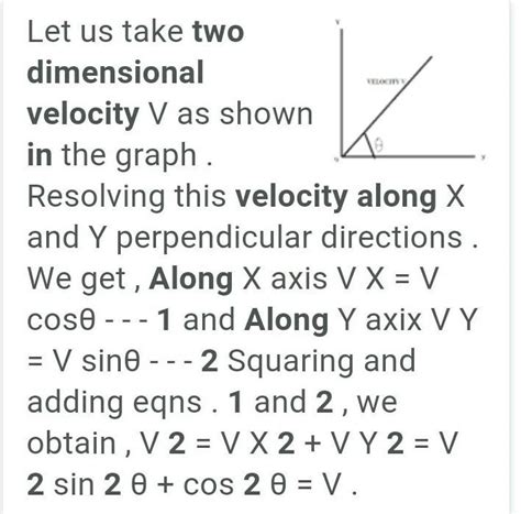 show that two dimensional uniform velocity motion is equivalent to two ...