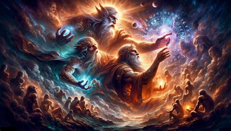 Lodurr, Hoenir, and Odin Creating Humans | Odin norse mythology, Norse ...