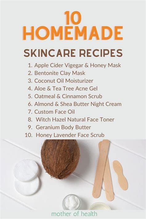 skincare homemade recipes