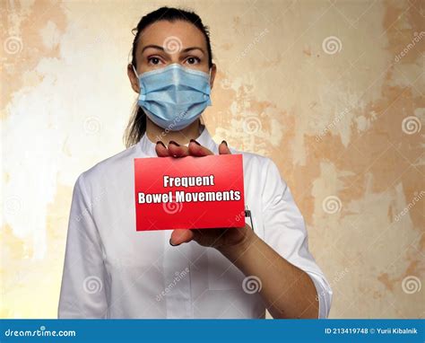 Healthcare Concept Meaning Frequent Bowel Movements with Phrase on the Sheet Stock Photo - Image ...