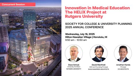CO Architects - SCUP 2025 Presentation: Innovation in Medical Education: The HELIX Project at ...