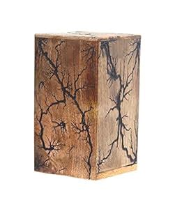 Buy Merit Wooden Craft Indian Rosewood Natural Engraved Cremation Urn ...