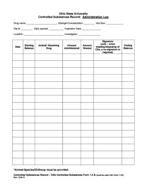 2015 Ohio State University Form 1.2B - Blank Fillable Template | Fill ...