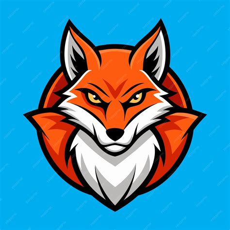 Fox mascot logo design fox vector illustration | Premium Vector