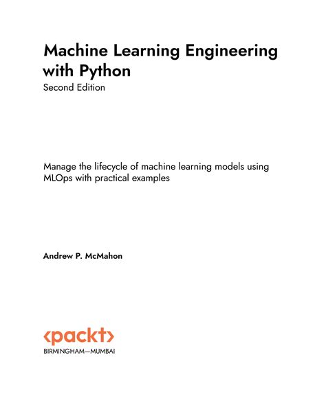 Image result for Machine Learning Engineering with Python