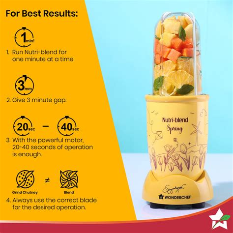 Nutri-blend Spring Mixer Grinder Blender & Smoothie Maker | 500W | 220 ...