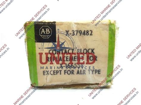 ALLEN BRADLEY X-379482 CONTACT BLOCK X379482/ LOT OF 5 | United Marine ...