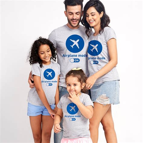 Airplane Mode Matching Tees For Family