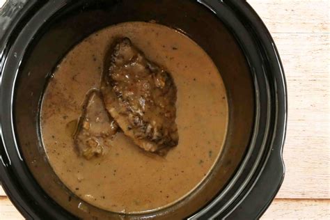 The Easiest Crockpot Steak and Gravy Recipe