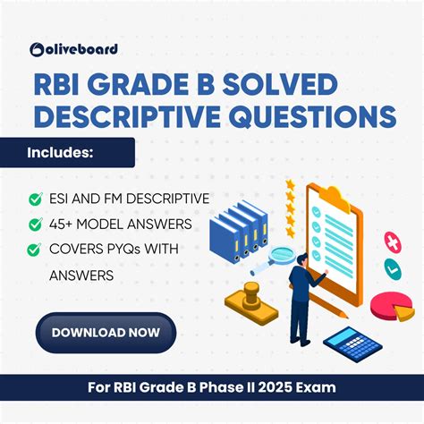 RBI Grade B Solved Descriptive Questions, Download Ebook