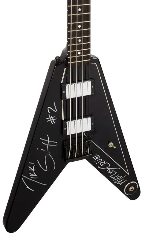 Motley Crue | Nikki Sixx Owned and Played Gibson Flying V Bass Guitar