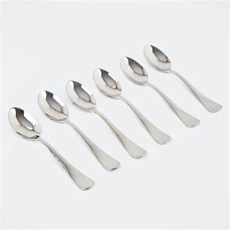 Buy Glister Rosemary Set of 6 Stainless Steel Baby Spoons from Home ...