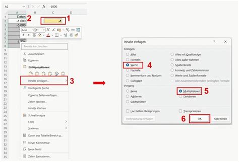 Excel negative Zahlen in positive umwandeln - PCtipps.de