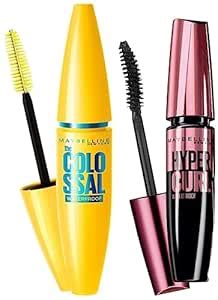 Maybelline New York Volume Express Colossal Masacara, Waterproof, Black ...