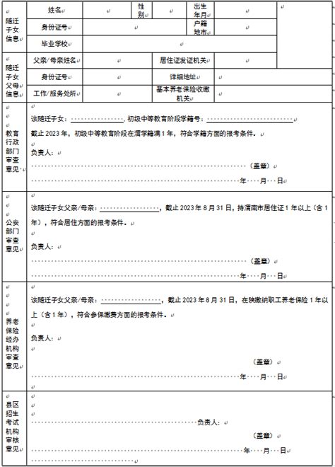 2023年渭南初中学考报名公告（附：咨询电话）_考生_考试中心_户籍
