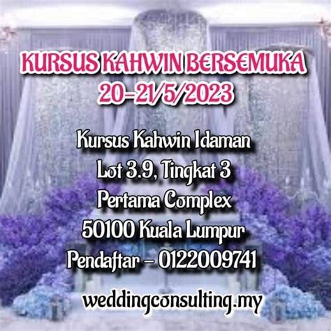 Kursus Kahwin Sijil dikeluarkan oleh JAWI, Kursus Kahwin Kuala Lumpur ...