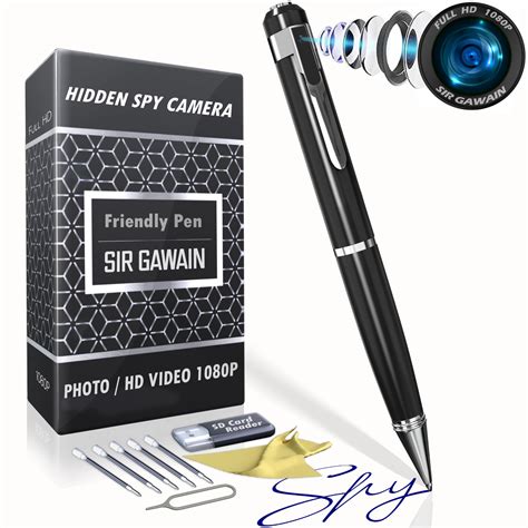 Buy SIRGAWAIN Hidden Spy Camera Pen 1080p | Nanny Camera Spy Pen Full ...