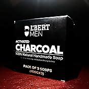 Buy L'BERT Activated Charcoal Soap for Skin Whitening & Deep Cleansing ...