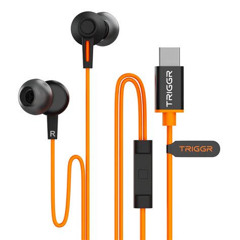 TRIGGR Blaze Type-C Wired Earphones with 13mm Driver, In-line Controls