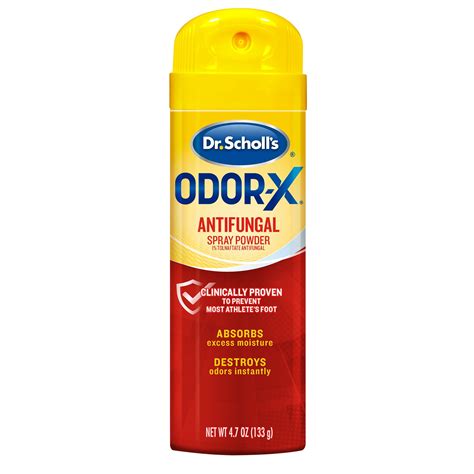 Buy Dr. Scholl’s Odor-X Antifungal Spray Powder (4.7 oz) to Destroy ...