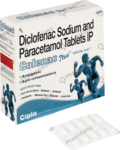 Cofenac Plus Strip Of 10 Tablets: Uses, Side Effects, Price & Dosage ...