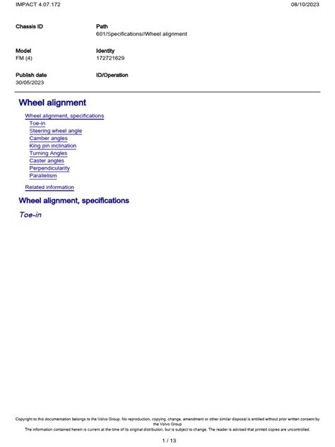 Image result for Alignment Specification Chart